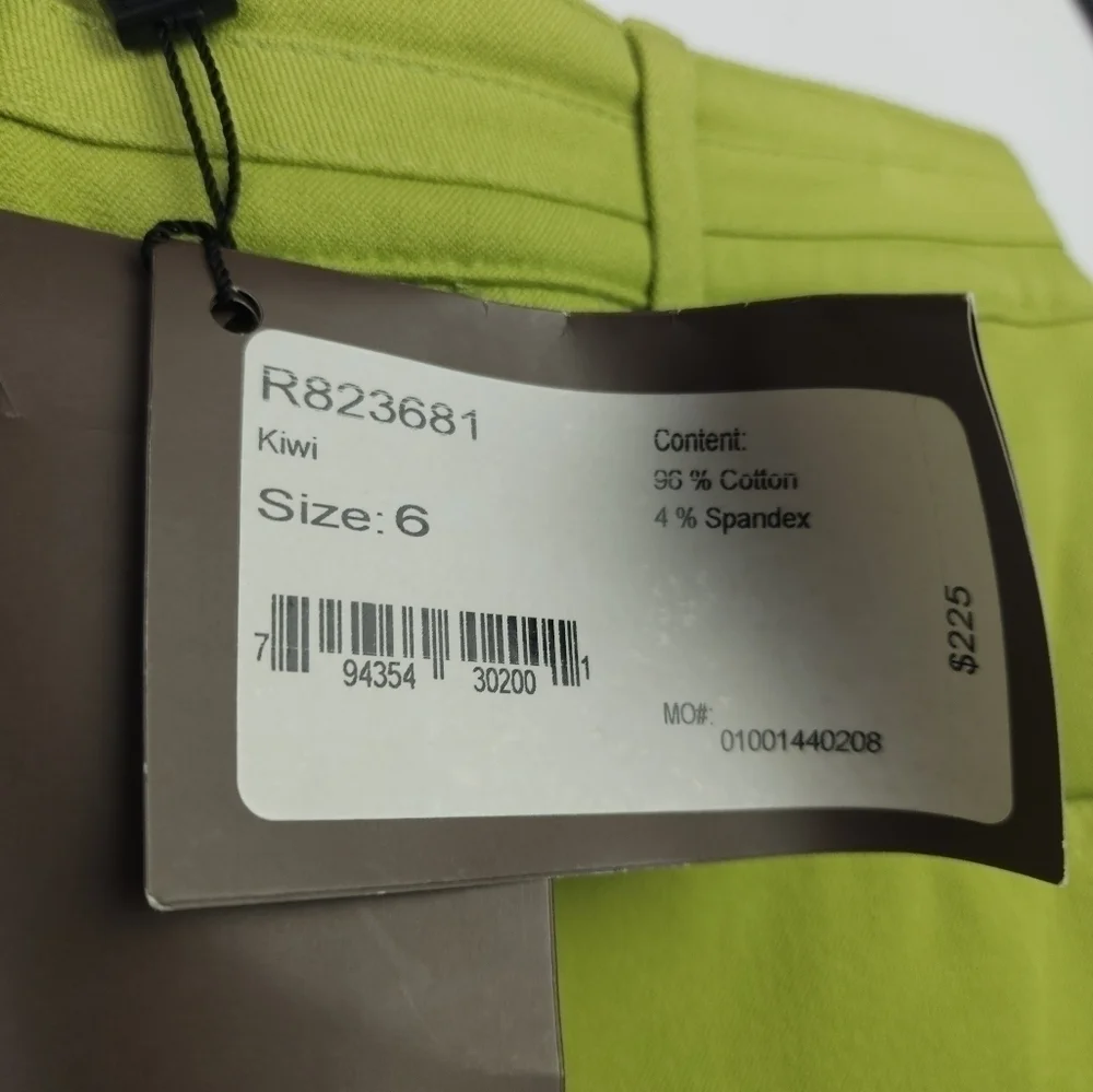 New St. John Green Classic 5 Pocket Marie Sport Slight Flare Women's Pan… - Picture 4 of 16